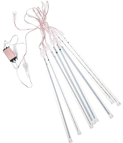 VILLCASE Led Meteor Shower Lampe Wasserdichte Außenbeleuchtung Für Garten Bäume Und Feste Energieeffiziente Dekorative Atmosphäre Euro-stecker Warmweiß