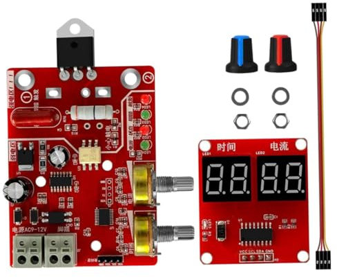 SEWACC 40A Spot Welder Control Board Digital Display Adjustable DIY Controller for Reliable Welding Experience PCB Circuit Board for Easy Portability and Precise Quality Control