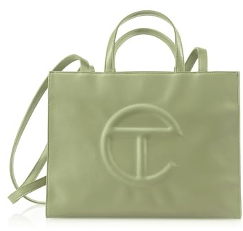 TELFAR Medium Shopping Bag, Drab, M, Medium - Drab