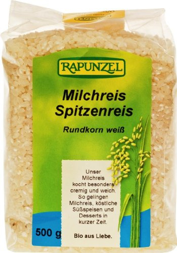 Rapunzel Milchreis-Rundkorn-Spitzenreis, weiß (500 g) - Bio
