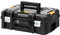 DEWALT Tstak II Transportbox / stabelbare Werkzeugbox (kombinierbar mit anderen Tstak-Boxen, sichere Verwahrung von Elektrowerkzeugen und Handwerkzeugen), DWST1-70703
