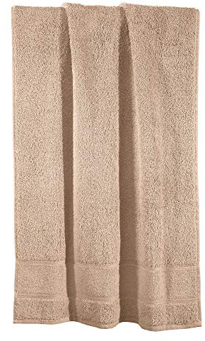 Erwin Müller Liegetuch Karlsruhe 100% Baumwolle beige Größe 80x200 cm - extrem saugstark, leicht, flauschig weich, hautschmeichelnd (weitere Farben)
