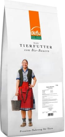 defu Geflügelfutter | 1 x 25 kg | Bio Legekorn Alleinfuttermittel | Trockenfutter für Legehennen, Gänse und Enten