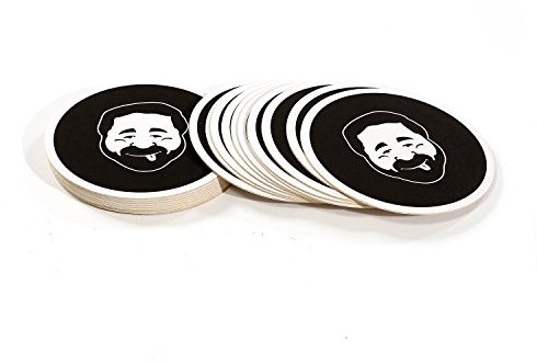 DENKRIESEN - klattschen® - Bierdeckel 20 Stück - Ideales Partyzubehör passend zum Trinkspiel - Geschenkidee - Party-Gadget