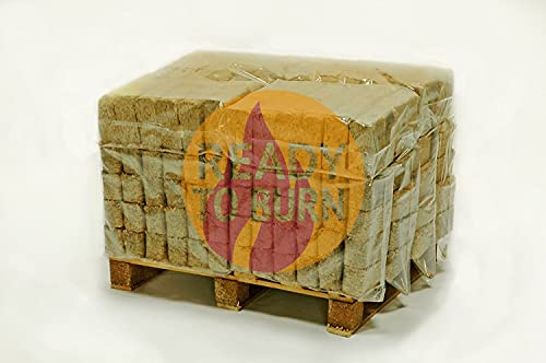 Hotblocks Great British Made Wood fuel 1/4 Pallet Briquettes approx 240kg