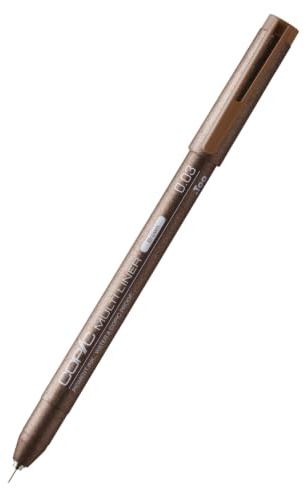 Copic Marker Multiliner Ink Pen.03 mm, Brown (CMLBR-003)