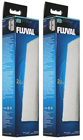 Fluval A488 Schaumstoffpatrone für Filter U4, 2 x 2 Stück