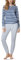 Merry Style Damen Schlafanzug MS10-107 (Melange/Jeans, XL)