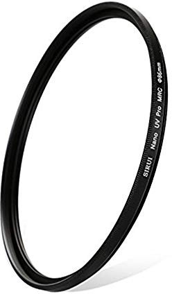Sirui SUUV86A - Filtro UV ultra sottile S-Pro Nano MC, 86 mm, colore: Nero