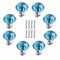 FBSHOP(TM) 8 Stück 30 mm Himmelblau Schrankknöpfe Schubladenknöpfe Möbelknöpfe Kristall Möbelgriffe Möbelknauf Schrankgriffe für Küche Büro Schlafzimmer-Möbel,
