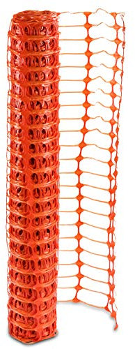 UvV -ELAST- 50 Meter x 1 m Warnnetz Schutznetz Fangnetz Auffangnetz Fangzaun Bauzaun Wildzaun Zaun flexibel, mobiles Netz Garten Sicherheitszaun