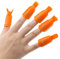 IME Nagellackentferner Clips Set, Nails Art Gel Cap Einweichen Clip UV Maniküre Tränken Weg Nagel-Clips Gel Polish Entferner Wrap Tool Orange 10 Stk