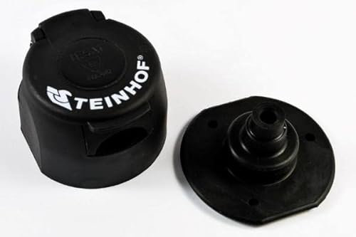 Presa del rimorchio STEINHOF GN-7 7 Pin con gomma sul retro