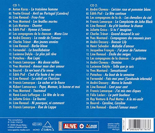 Les chansons de l'année 1950