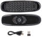 C120 Usb 2.4G Air Fly Mouse Remote, Air Mouse Remote Control With Keyboard, Motion Sensing Air Fly Remote Mouse Keyboard, Air Mouse Remote For Smart Tv Box/Pc/Projector/All-In-One Pc