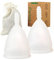 M MUNCASO Menstrual Cups, 2Pcs Reusable Period Cup Most Comfortable Period Cups for Women Super Soft and Flexible Best Sensitive Cup (White, L)