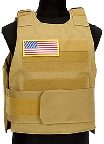 YUTING Gilet de protection tactique Airsoft peut être ajusté, gilet de formation militaire équipement de sécurité CS Protection de la formation, gilet de sport réglable