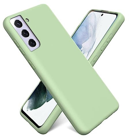 CoolGadget Schutzhülle TPU für Samsung Galaxy S21 Plus, Silikonhülle, stoßfest, Kratzfest, kabelloses Laden, weiche Innenseite, Grün