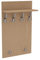 AKKE 120x60 | MAXI Garderobenpaneel Wandgarderobe Garderobe Wandpaneel Kleiderstange CHROM | EICHE HELL