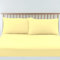 Pizuna Luxuriöser Soft-Satin 2er Pack Kissenbezug 40x80 cm Mildes Gelb, 400 Fadenzahl Baumwolle Quadratisch Kissenbezüge, 100% Langstapel Baumwolle Kissenbezug (Mildes Gelb,40x80 cm)