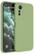 Topme Cover per Xiaomi MI 12 Lite (6.55 Inches) Custodia Case, Protezione Della Pelle Della Custodia in Silicone Tpu - Verde Matcha