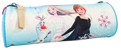 mybagstory Federmäppchen – Die Eiskönigin – Kinder – Schule – Kindergarten – Kindergarten – Krippe – Federmäppchen Mädchen – Größe 21 cm, Schwarz