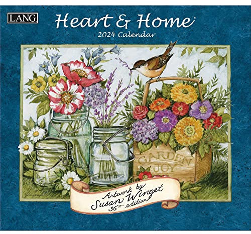 Lang Companies, Heart and Home Wandkalender 2024