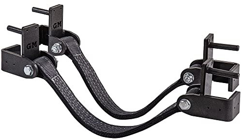 GYM MASTER GM3 Power Rack Safety Straps with UHMW liners - For 90cm Deep GM3 Power Rack