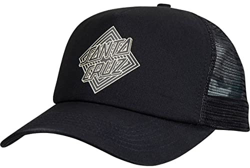 Santa Cruz Solitaire Dot Meshback Schwarz, Schwarz , Einheitsgröße