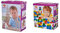 Eichhorn 100001612 Holzbaukasten Holzsteine zum Bauen & 100010181 150 Bunte Holzbausteine in der Aufbewahrungsbox mit Kordel und Sortierdeckel