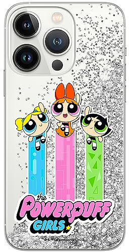 ERT GROUP mobile phone case for Apple Iphone 13 PRO original and officially Licensed The Powerpuff Girls pattern The Powerpuff Girls 030, with glitter overflow effect