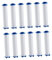 WOONEKY 12 Stk Duschfilter Duschsieb Badewannendüsen Supercharge-baumwollkernfilter Duschkopffilter Duschkopf Ersatzfilter Verwenden Badfilter Badewanne Wasserfilter Filterelemente Blue Pp