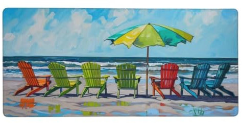 Gaming Tapis de Souris parapluie, Grand Tapis de Souris XXl 700x300x3mm, bleu Tapis Souris Clavier et Bureau Surface Lisse et Base en Caoutchouc Anti-dérapant Soft Cloth, PC Ordinateur Portable N1-466