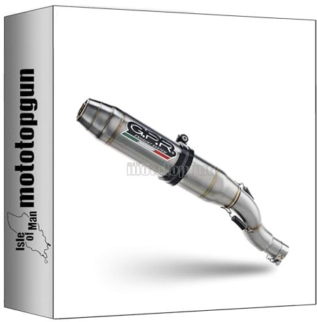pot echappement gpr racing acier deeptone, db-killer non inclus, kt.99.race.de compatible avec ktm adventure 250 2020 2021 2022 mototopgun