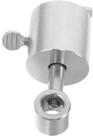 Alipis BBQ Fork Rack Stainless Steel Grill Accessories Chicken Skewers Rack Rotisserie Balance Weight Outdoor Spit Stopper Easy Install BBQ Spit Rod Accessory