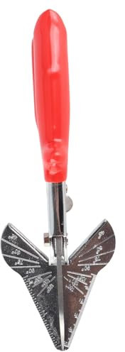 Cisailles à Onglets, Outil de Coupe Quart de Rond, Cisailles à Onglets pour Outils à Main de Moulage, Cisailles à Goulottes Multifonctions, Ciseaux à Angle de 45 Degrés pour