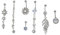 SOIMISS 7 Stück Bauchnabelringe Aus Edelstahl Mit Zirkon Nabelpiercing Für Damen Inkl Einführhilfe Unechte Piercings Ideal Auch Für Schwangerschaft Und Alltag