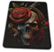 Mauspads, Totenkopf Rote Rosen Schlange Gothic Dunkel Verschleißfest Mouse Mat Langlebige Tischunterlage Für Büro Computer Pc 25X30cm