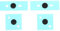 4Pcs Laptop Rubber Feet Bottom Feet for Surface Pro 3 4 5 1867 1868 1951 1958 Laptop Base Pad Perfect replacement part (Black)