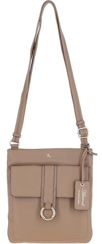 Ashwood Women’s Genuine Leather Crossbody - Elegant Shoulder Handbag with Adjustable Strap, Secure Zip Closure & Multiple Pockets: 64033 (Parafin)