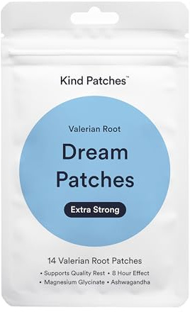 Kind Patches Valerian Root Dream Patches Extra Strong - Sleep Patches - Sleep Aid with Ashwagandha and Magnesium Glycinate - 14 Count