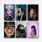 Maqiae A Set Of 6 Ayliva Poster Music Retro Vintage Cover Poster Für Zimmer, Ästhetische Leinwand-Wandkunst, Schlafzimmer-Dekor Poster 08x12inch(20x30cm)
