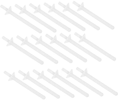 BATHVEVE 80 Pièces Applicateur De Cire Pour Nez Bâtonnets De Cire Usage Unique Pour Poils De Nez Lot De Bâtonnets Blancs Pour Épilation Nasale