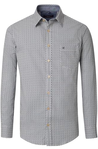 CASAMODA Freizeithemd Langarm gestreift Casual Fit