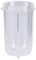Sostituzione tazza di spremuta, plastica Tall Short Short Transparent Bash Blender Sostituzione di ricambi Accessori per bevande del frullatore universali (Coppa corta)