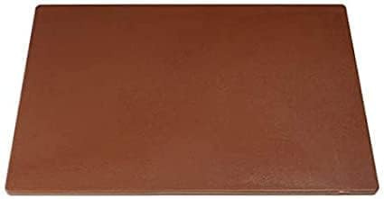 Professional Large Chopping Board – 45 x 30cm Plastic Catering Food Prep Cutting Board | Colour Coded | Lightweight, Dishwasher Safe, Non-Slip, Durable (Brown)