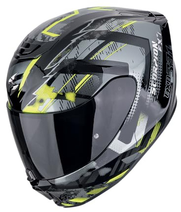 SCORPION EXO-391 CLUTTER Black-Neon Yellow XS