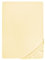 biberna 0077144 Spannbetttuch Feinjersey (Matratzenhöhe max. 22 cm), gekämmte Baumwolle, superweich 1x 180x200 cm - 200x200 cm, gelb