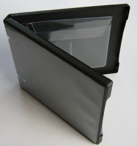 Kronenberg24 USB-Stick Box Verpackung schwarz mit transparenter USB-Stick Hülle für 1-2 Speichersticks