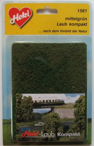 Heki Laub, kompakt, Größe: 28 x 14 cm, Farbe: Mittelgrün